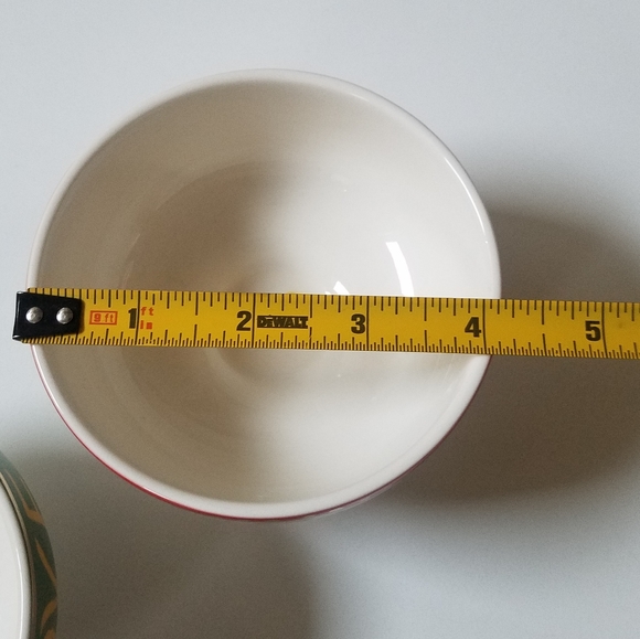 Anthropologie Danielle Kroll Holiday Christmas Treats Bowl- PAIR - Picture 11 of 12